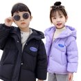 thumbnail image 1 of CSCHome 2-8Y Toddler Girl Boys Lightweight Jacket down Jacket Hooded Zipper Warm Kids Comfortable Girls' down Coats & Jackets, 1 of 9
