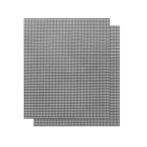 CSCHome 2PCS BBQ Mesh Grill Mat Non-stick Grill Liner Outdoor Grill Mat Reusable and Easy to Clean for Electric, Gas and Charcoal Grills