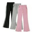 thumbnail image 1 of CSCHome 3-13Y Kids Toddler Girls Bell Bottom Baby New Flare Pants Big Girls Sports Flare Leggings Spring Fall Flare Leg, 1 of 7
