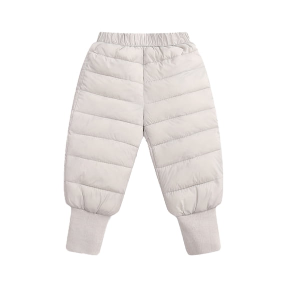CSCHome 3M-6T Toddler Newborn Girls Winter Winter Cotton Pants Kids Soft Solid Fleece Jogger Sweatpants Threaded Bottoms Trousers