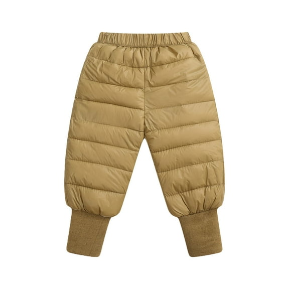 CSCHome 3M-6T Toddler Newborn Girls Winter Winter Cotton Pants Kids Soft Solid Fleece Jogger Sweatpants Threaded Bottoms Trousers