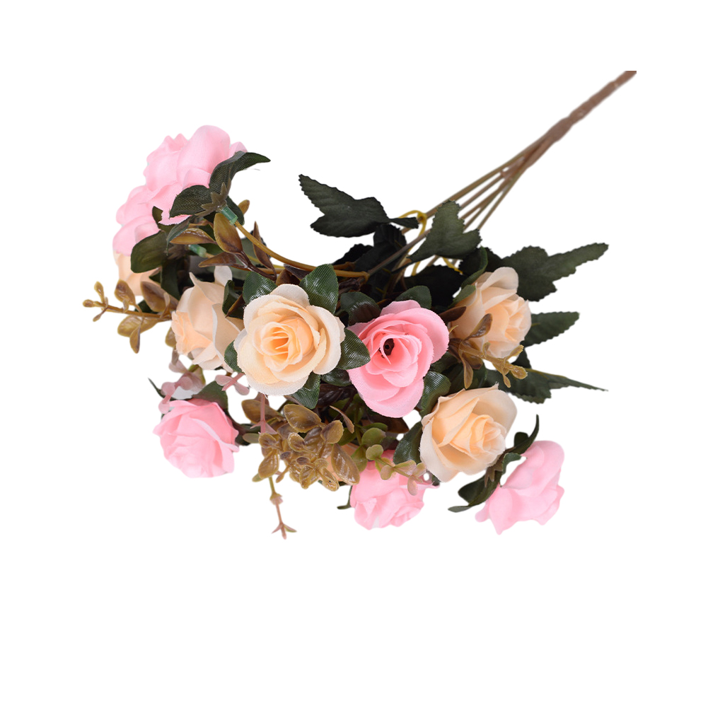 CSCHome 3PCS Fake Roses Wedding Decorations Tabletop Centerpieces ...