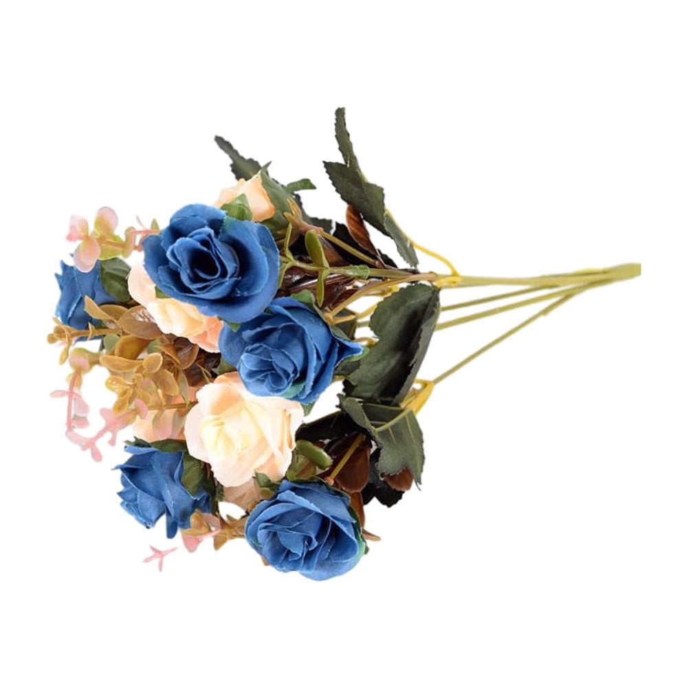 CSCHome 3PCS Fake Roses Wedding Decorations Tabletop Centerpieces ...