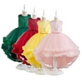 thumbnail image 1 of CSCHome 4-12Y Baby Girls Princess Dress with Pretty Sequin for Toddler Tulle Flower Girl Tutu Dress, 1 of 9