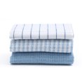 thumbnail image 1 of CSCHome 6PCS Kitchen Striped Dishcloths Cotton Yarn Household Scrubbing Glass Cloth Pot & Dish Cleaning Towel, 1 of 5