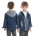 thumbnail image 1 of CSCHome 6m-8y Toddler Kids Zipper Jacket,Innovative Cowboy Jacket Long Sleeve Coat Hooded Outerwear Top for Boys Girls, 1 of 9