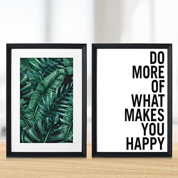 CSCHome 6x8inch Rustic Vintage Picture Frames, Wall Picture Frames and Tabletop Displays, House Decorative Hangings(Black)