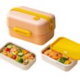 thumbnail image 1 of CSCHome Adult Bento Box Leakproof Bento Box Adult Lunch Box Bpa Free Green Bento Box Microwave, Dishwasher and Freezer Safe, 1 of 10
