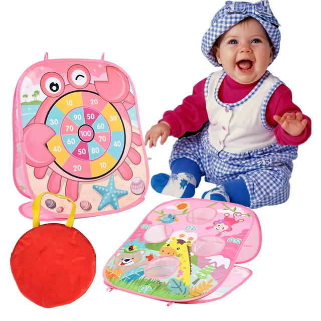 CSCHome Baby Toddler Throwing Toys Baby Foldable Throwing Game Set Toy