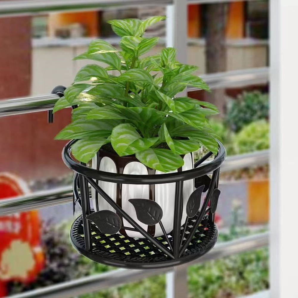 CSCHome Balcony Plant Pots Iron Grow Bags Windowsill Plant Growing