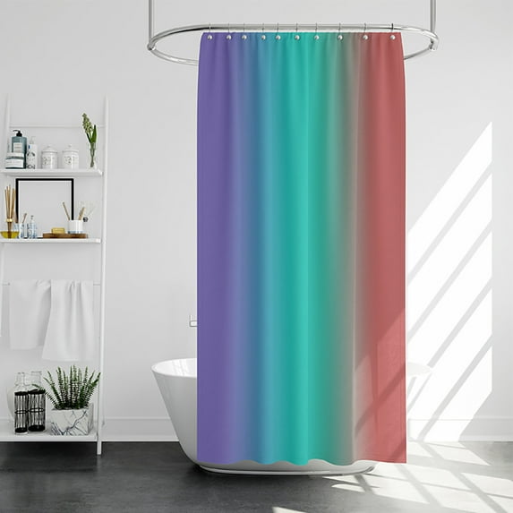 CSCHome Hotel Waterproof Shower Curtain for Bathroom Bathtub, Thickened Fabric, Waterproof and Moisture Resistant 71x71inch
