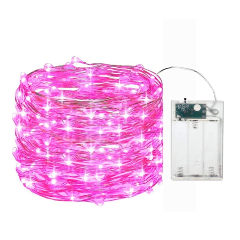 CSCHome Battery Powered String Lights LED Lights Flexible Copper Wire