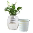 thumbnail image 1 of CSCHome Breathable Planter Orchid Potting Mix with Drainage Holes and Tray for Repotting for Succulents Gardening Home Window Decor, 1 of 6