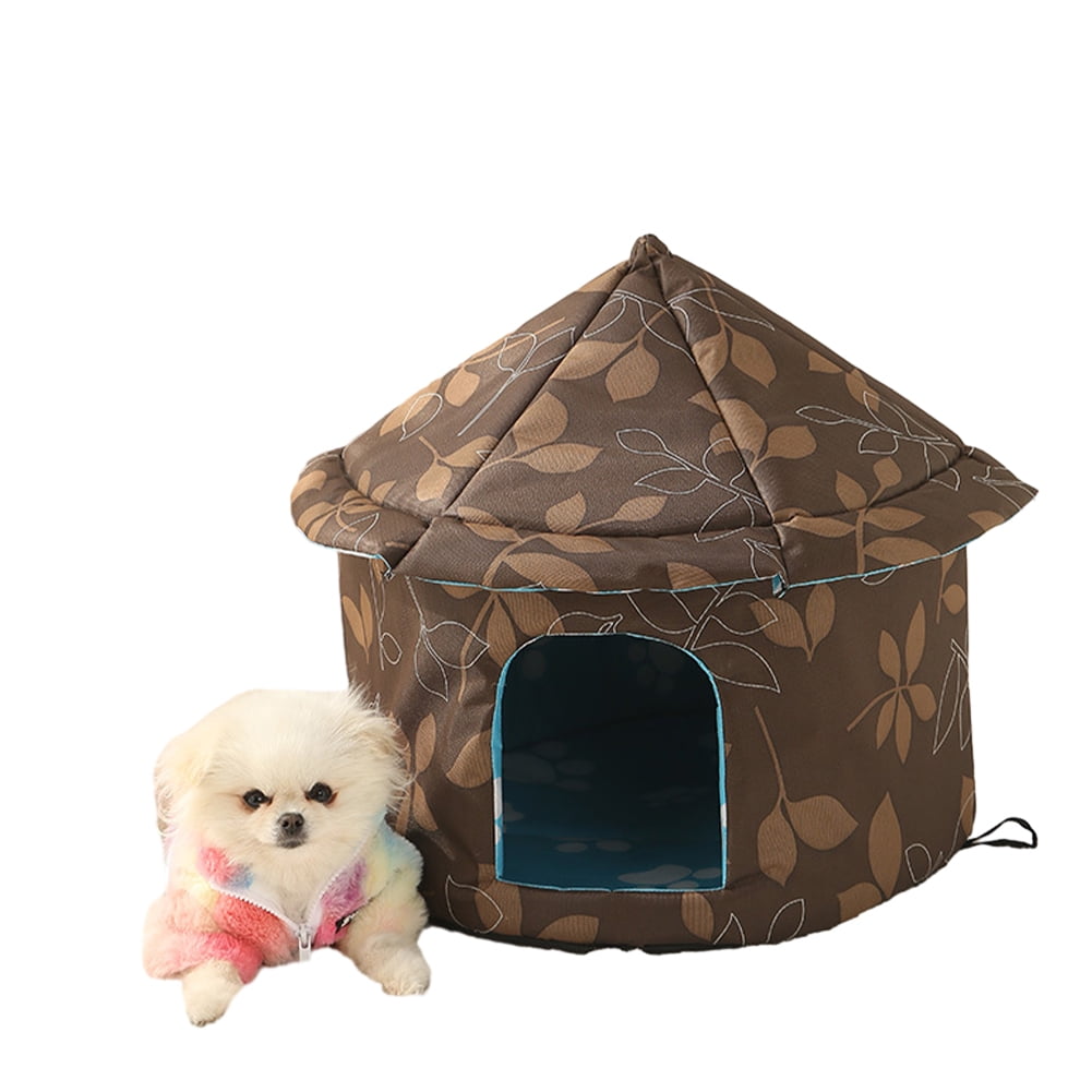CSCHome Cat House for Indoor Outdoor Cats Dogs House Winter Warm Cat