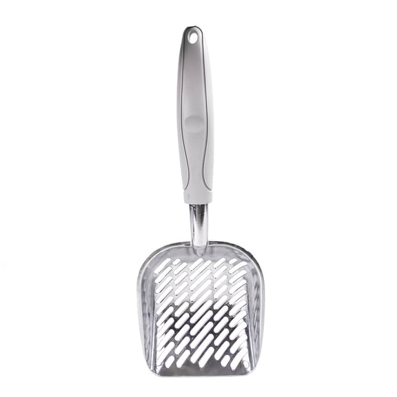CSCHome Cat Litter Scoop Solid Aluminum Alloy Deep Shovel, Kitten Pooper Lifter Scoop with Hole, Durable Kitty Litter Box Scooper Poop
