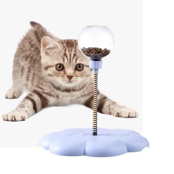 Cschome Cat Toys Interactive Cat Feeder Toys Cat Feeder Spring Toys Indoor Cat Toys