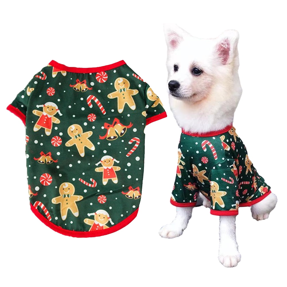 CSCHome Christmas Dog Vest Puppy Outfits Super Soft and Lightweight Dog