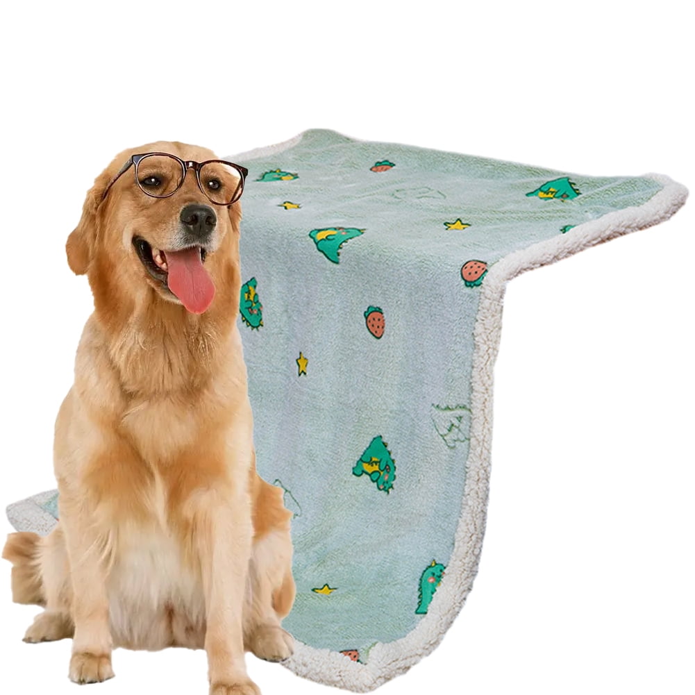 CSCHome Dog Puppy Bed Cat Blanket Super Warm Pet Carpet with Pattern Dog Blankets for Large Dogs Walmart