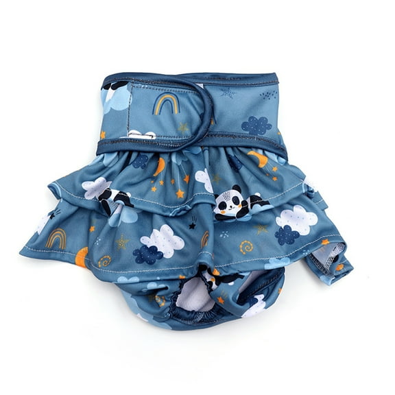 CSCHome Dog Sanitary Pant Dog Diapers Made of Nylon Fabric, Soft and Comfortable for Female Girl Dogs, Breathable Pet Menstrual Briefs Onesie