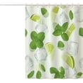 thumbnail image 1 of CSCHome Fresh Style Waterproof Bathroom Shower Curtain with 72x72 Inch Privacy Curtain, Variety of Color Styles to Choose From, 1 of 5