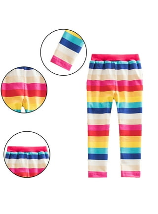 Pastel Rainbow Stripes Leggings sold by Diva's look Boutique