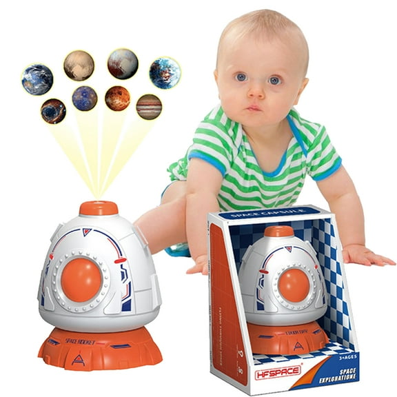 CSCHome Baby Toddler Space Toys DIY Astro Venture Space Playset Preschool Rocket Ship Toys with Lights and Sound for Boys Girls