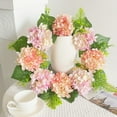 thumbnail image 1 of CSCHome Hydrangea Garland Wall Hanging,Exquisite and Beautiful Garland Decoration,Front Door Hanging, 1 of 5
