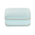 thumbnail image 1 of CSCHome Jewelry Box PU Leather, Dirt-Resistant, Anti-Scratch Travel Cosmetic Organizer Easy to Carry Small Objects--Blue, 1 of 7