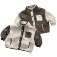 thumbnail image 1 of CSCHome Kids Baby Boys Girls Winter Jacket Toddler Cotton Outerwear 1-7Y Kid Autumn Winter Coat Toddler Warm Winter Coats Cute Fleece Cartoon Jacket, 1 of 9