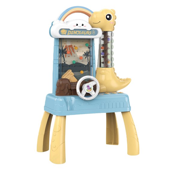 CSCHome Kids Ball Catcher Educational Thinking Training Toys Parent-Child Interactive Concentration Training Game Machine(Yellow)