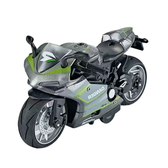 CSCHome Kids Pull Back Motorcycle Toys with Music and Lights Motorcycle Toys for 3-12 Years Old Boys and Kids