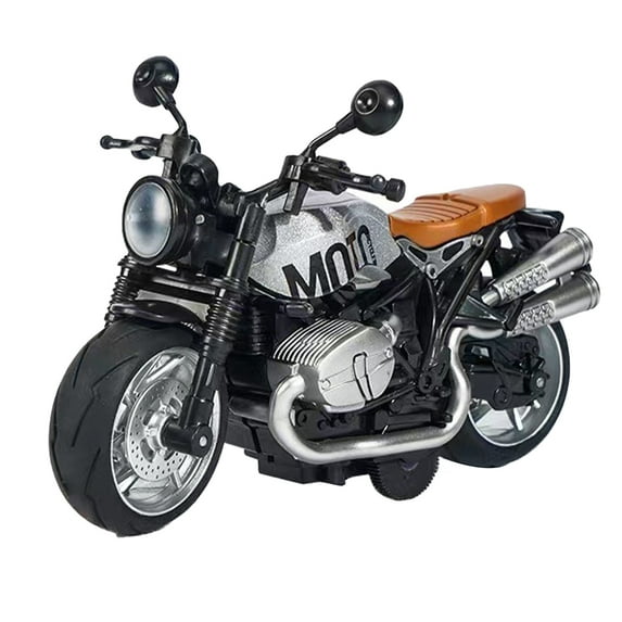 CSCHome Kids Pull Back Motorcycle Toys with Music and Lights Motorcycle Toys for 3-12 Years Old Boys and Kids