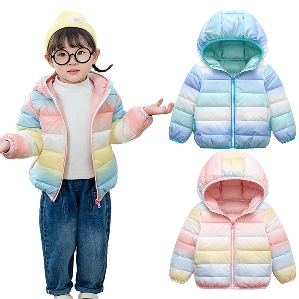 CSCHome Kids Toddler Boys Girls Autumn Winter Hoods Puffer Jacket Coats