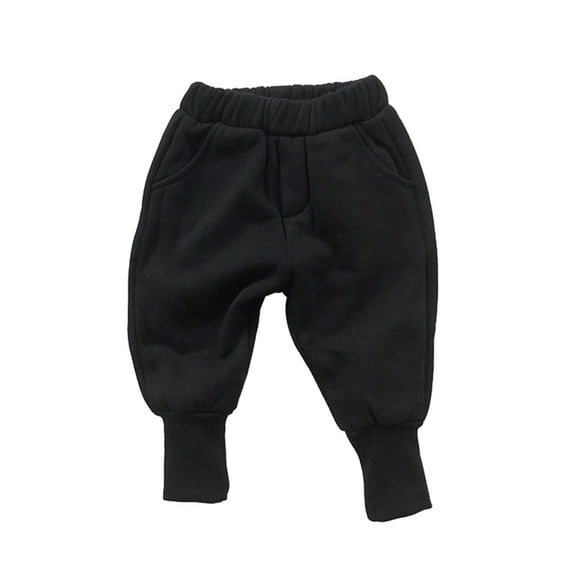 CSCHome Newborn Toddler Boys Girls Padded Pants for Kids Thickened Warm Trousers Fall Winter Drawstring Cotton Pants Sweatpants 3 Months -7 Years Old
