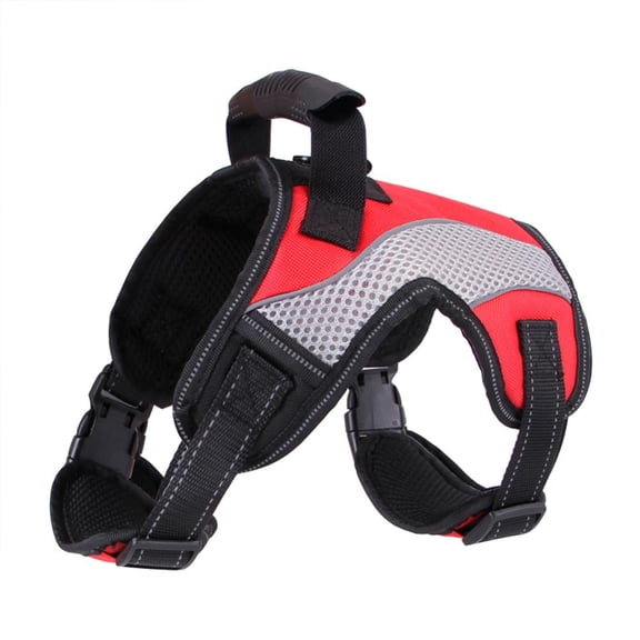 CSCHome No Pull Dog Harness, Adjustable Dog Vest Harness with Soft Training Handle Metal Clips for Large Dogs Labrador Golden Retriever