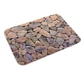 thumbnail image 1 of CSCHome Non-slip Floor Mats Rugs Bathroom Rugs Machine Washable Stone Patterned Flannel Floor Mats Outdoor Rugs for Home, 1 of 5