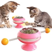 CSCHome Pet Cat Toys Interactive Cat Catnip Ball Spinning Balls for Indoor Cats Gyro Ball Toy