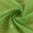 thumbnail image 1 of CSCHome Polyester Curtains for Living Room Silver Star Curtains Thru-Hole Style for Bedroom 39.4x78.7inch Green, 1 of 5