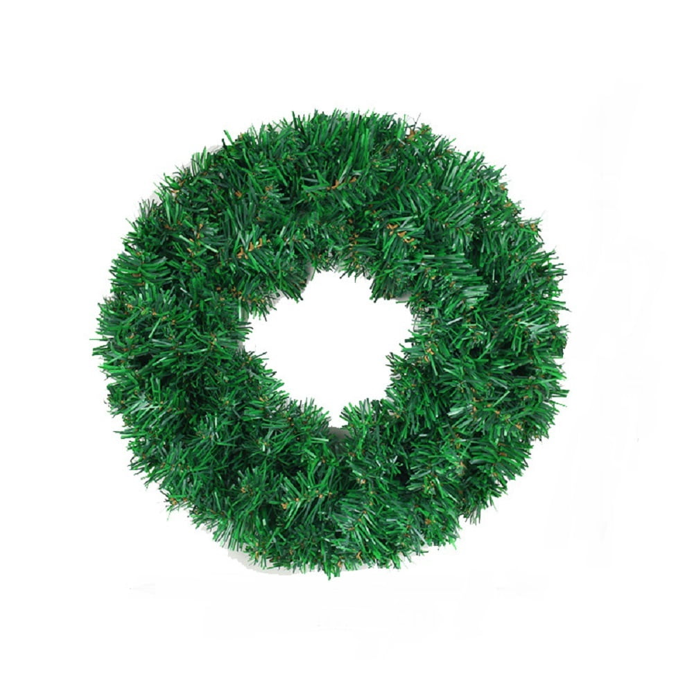 CSCHome Pvc Artificial Green Garland Christmas Winter Mantel Ornaments