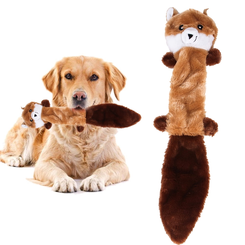 CSCHome Raccoon Dog Toy with Squeaker Plush Dog Toy for Small and