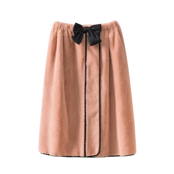 CSCHome Robes for Women Quick Dry Waffle Spa/Bath Bow Tie Wraps Breathable Microfiber Women Bath Wraps for Home Hotel