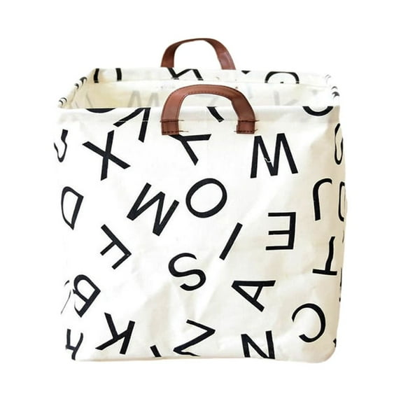 CSCHome Square Storage Bags Folding Fabric Storage Boxes Folding Moving Comforter Blanket Storage Bags Closet Organizers and Storage Containers for Clothes with Strong