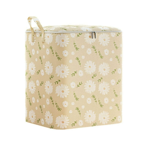 CSCHome Storage Bins, Dorm Room Essentials for College Students Girls, Fabric Material Moving Quilt Storage Basket for Organizing Bedroom