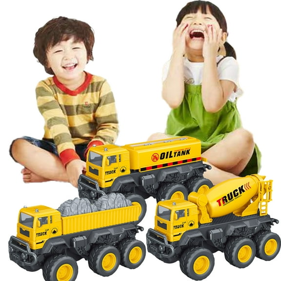 CSCHome Toddler Baby Construction Car Toys Kids Simulate Engineering Car Model Inertial Educational Car Toys