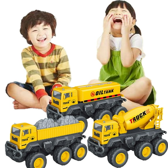 CSCHome Toddler Baby Construction Car Toys Kids Simulate Engineering Car Model Inertial Educational Car Toys
