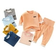 thumbnail image 1 of CSCHome Toddler Baby Newborn Sweatshirt Outfits for Kids Sweatshirt Tops+ Long Pants 2PCS Outfits Set Camouflage Padded Thickened Winter Clothing Outfits for 4m-4y, 1 of 5