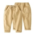 thumbnail image 1 of CSCHome Toddler Boys Girls Cotton Pants for Kids Winter Pants Casual Fall Fashion Long Pants for 1-8Y, 1 of 5