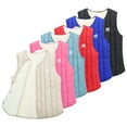 thumbnail image 1 of CSCHome Toddler Kids Boys Girls Puffer down Vest Outerwear 5-12Y Winter Cute Round Neck Puffer Sleeveless Jacket Solid Color Warm Vest Waistcoats Coats, 1 of 5