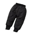 thumbnail image 1 of CSCHome Toddler Kids Boys Girls Winter Fleece Cotton Pants Padded Thickened Bottoms 1-10 Years Old Solid Color Jogger Pants, 1 of 9