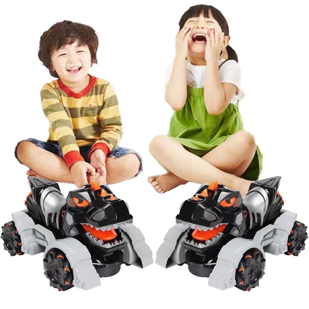 CSCHome Toddler Rc Car Toys Kids Electric Dinosaur Car Toys Baby Rc Dinosaur Car Toys with Spray